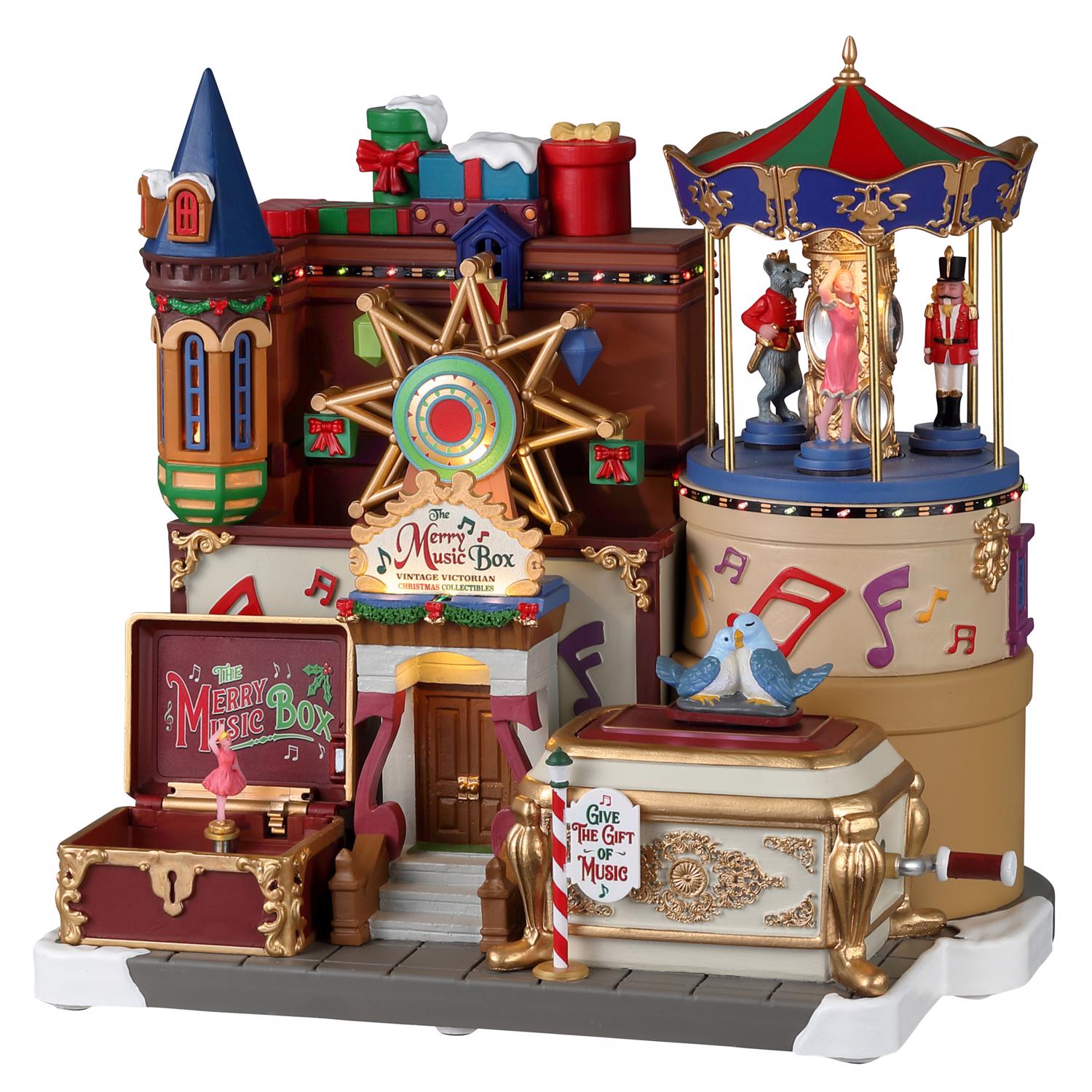 Lemax Merry Music Box House Christmas Village - Case of 2