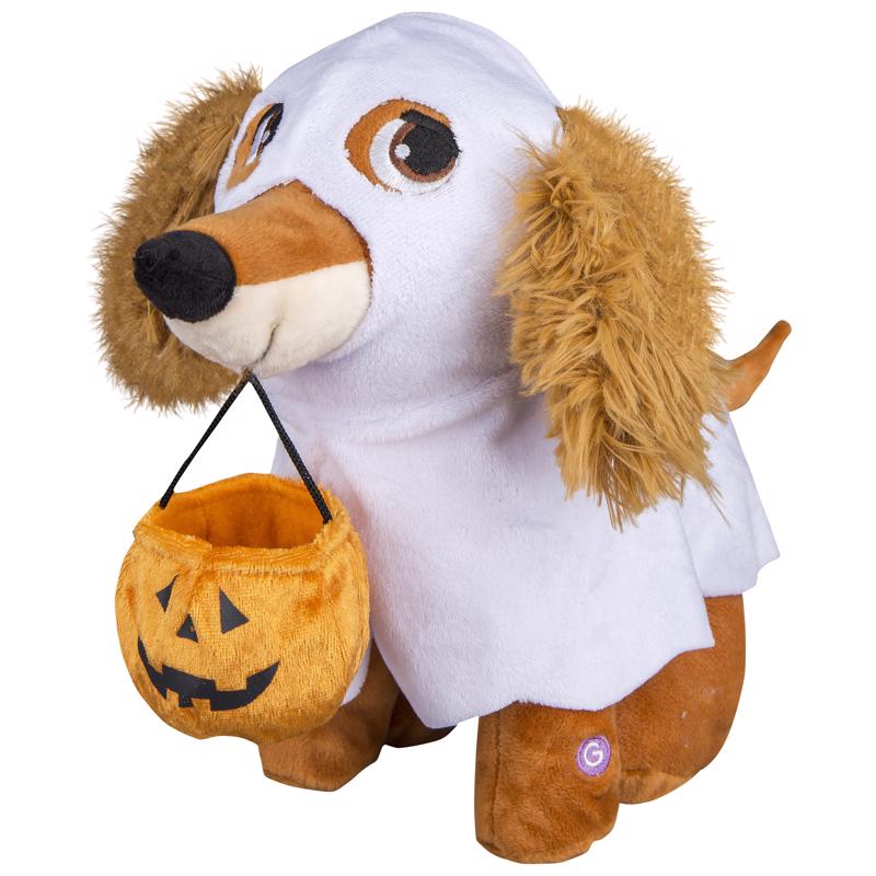 GEMMY - Gemmy Animated Musical Plush Ghost Dog Halloween Decor