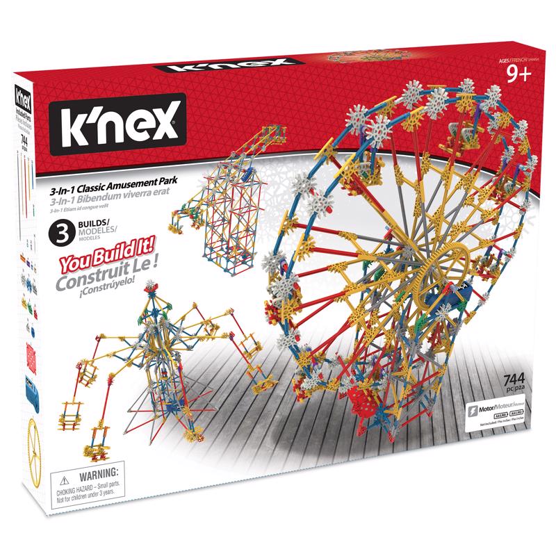 K'NEX - K'Nex Amusement Park Building Set Toy 744 pc