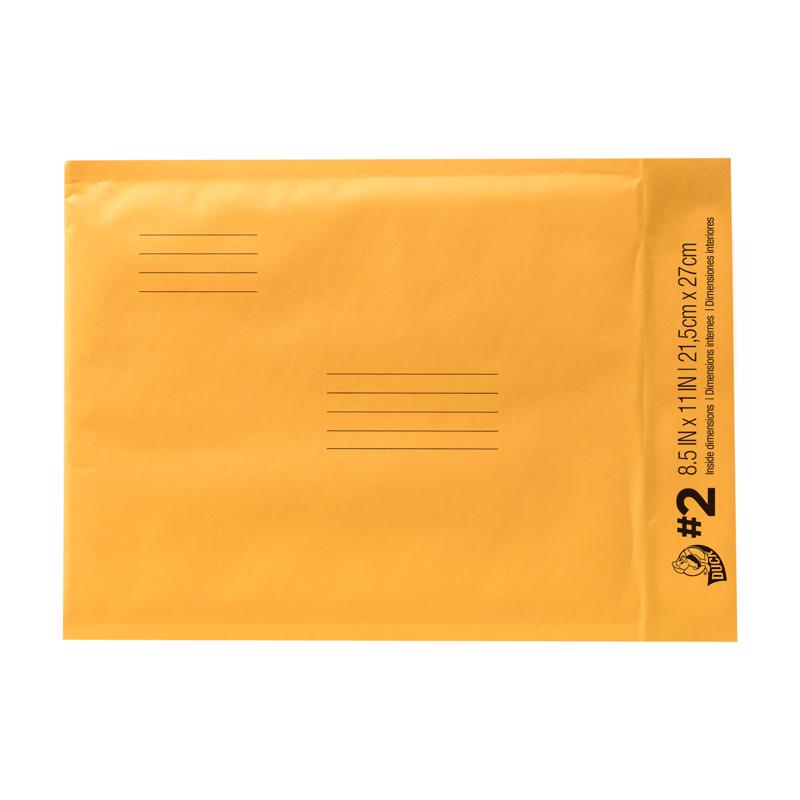 DUCK - Duck 8.5 in. W X 11 in. L No. 2 Beige Padded Envelope 1 pk - Case of 25