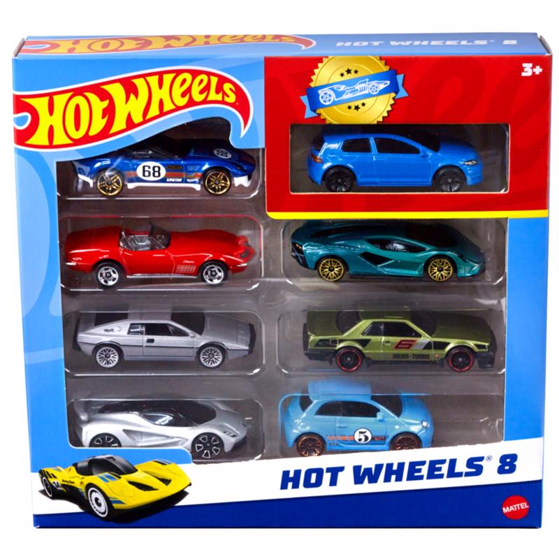 MATTEL - Mattel Hot Wheels Basic Car Assorted 8 pc