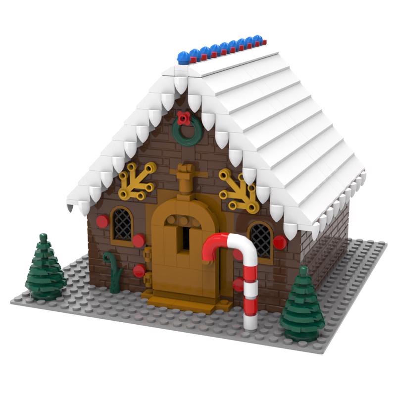 NOVABRIX - NovaBrix Gingerbread House Block Set Multicolored 463 pc