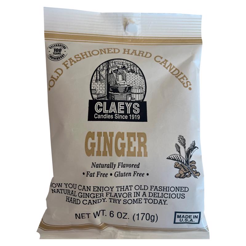 CLAEYS - Claeys Old Fashioned Ginger Hard Candy 6 oz