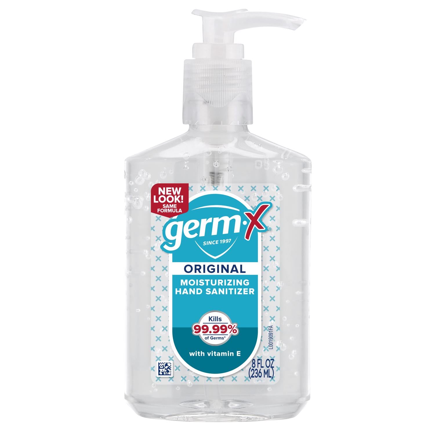 Germ-X Floral Scent Liquid Hand Sanitizer 8 fl. oz. - Case of 6