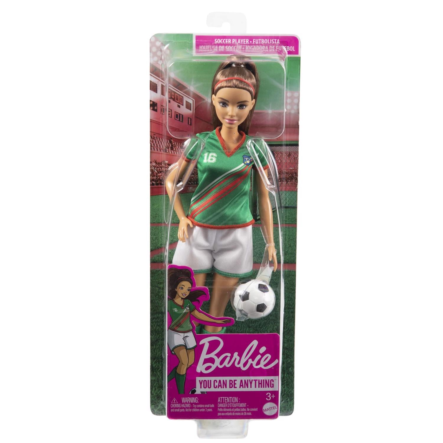Barbie Soccer Doll Multicolored