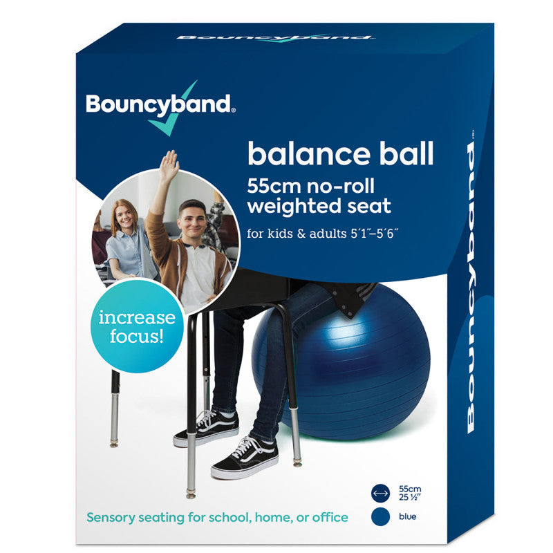 BOUNCYBAND - Balance Ball, 55cm, Blue