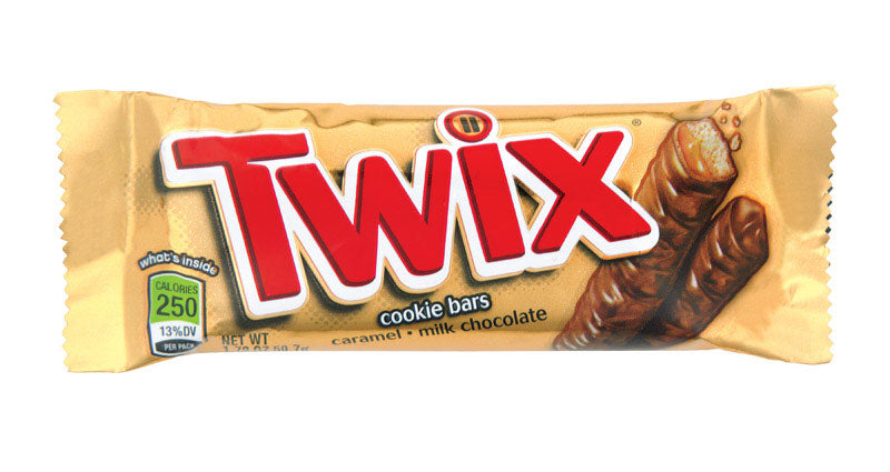 TWIX - Twix Caramel, Milk Chocolate Cookie Bars 1.79 oz - Case of 36
