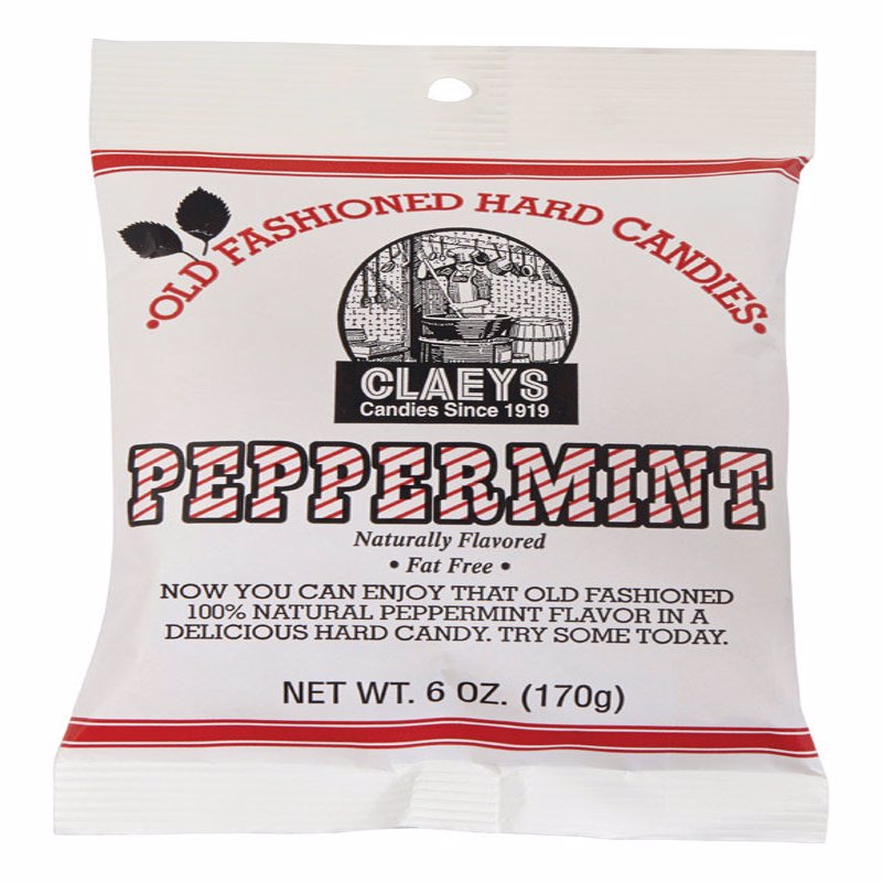 CLAEYS - Claeys Old Fashioned Natural Peppermint Hard Candy 6 oz