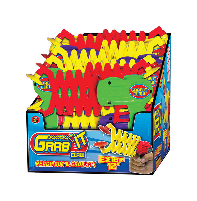 JA-RU - Ja-Ru Grab It Claw Plastic Assorted 1 pc - Case of 18