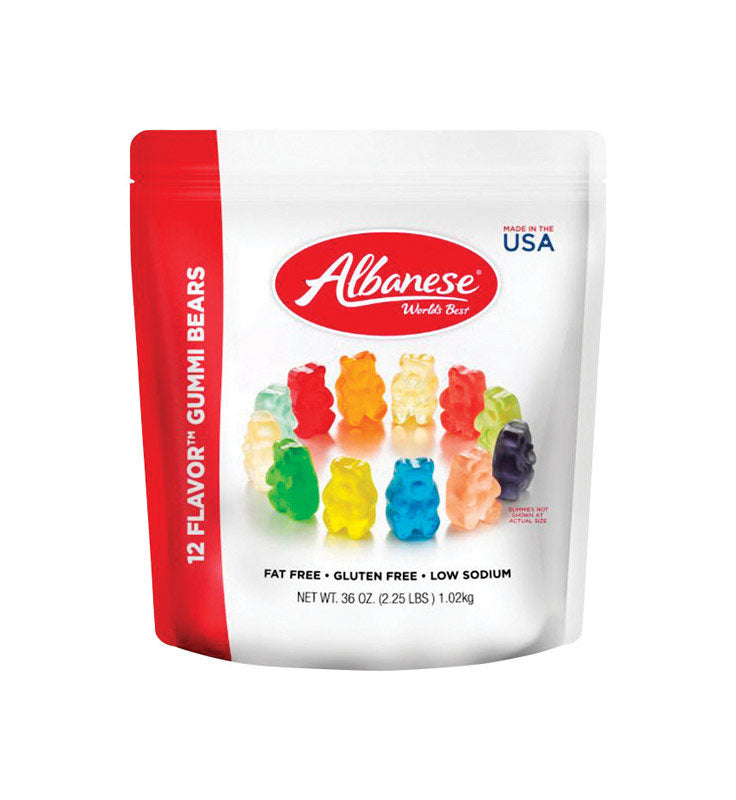 ALBANESE - Albanese Assorted Gummi Bears 36 oz