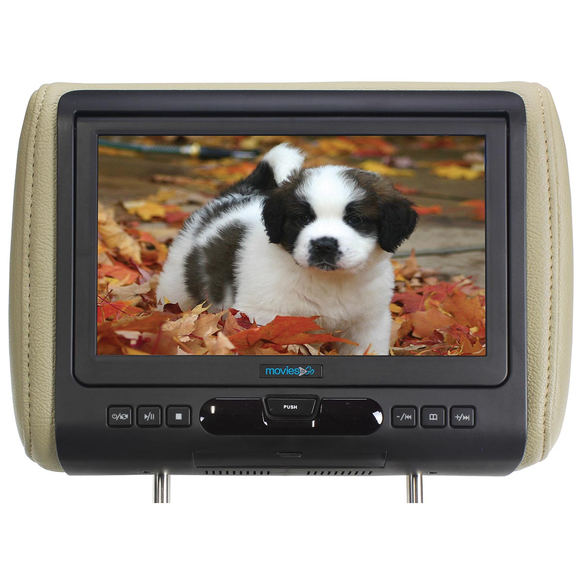Movies to Go - Single 9” Headrest w/DVDHDMI Input & 3 Color Skins