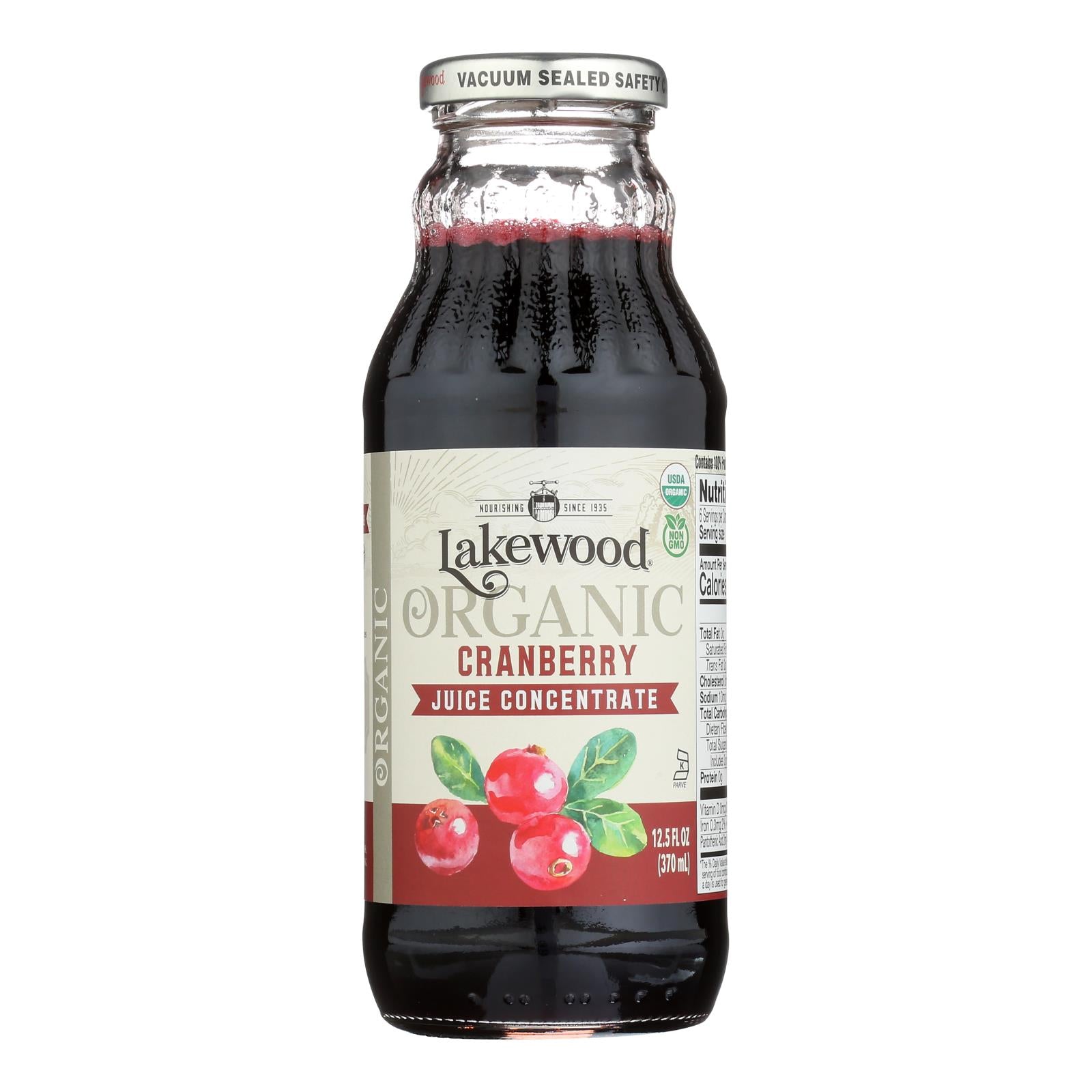 Lakewood Organic Cranberry Concentrate - 12.5 oz