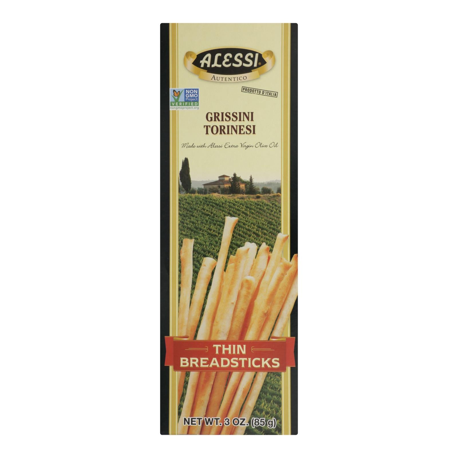 Alessi - Breadsticks - Thin - Case of 6 - 3 oz.