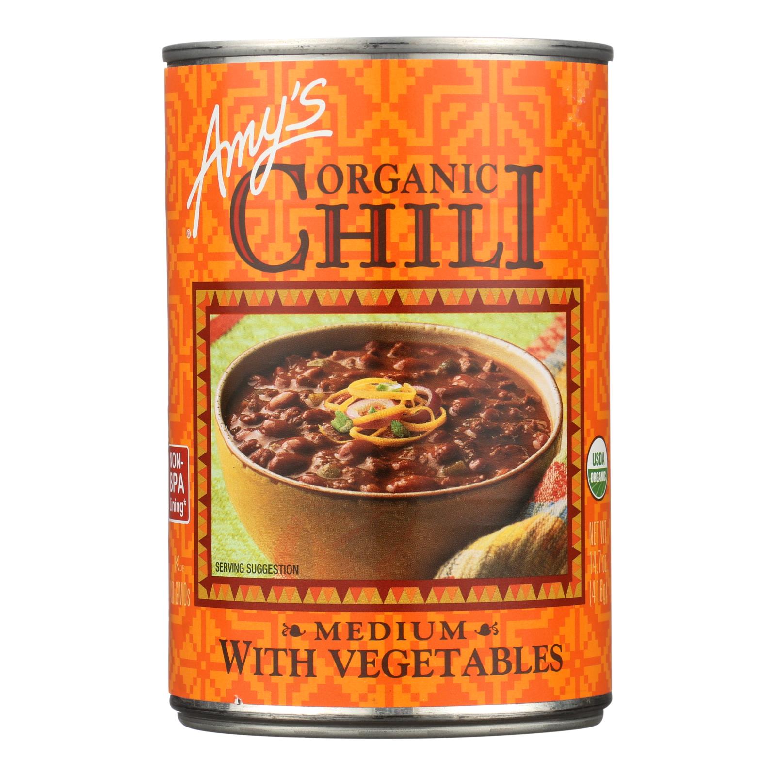 Amy's - Organic Chili - Medium with Vegetables - 14.7 oz.
