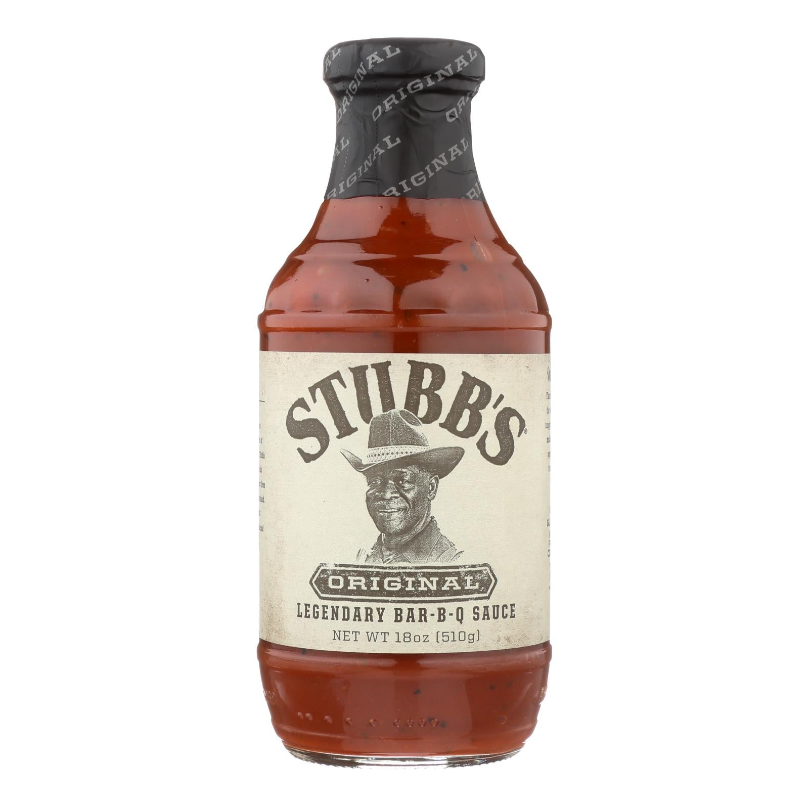 Stubb's BBQ Sauce - Original - Case of 6 - 18 oz.