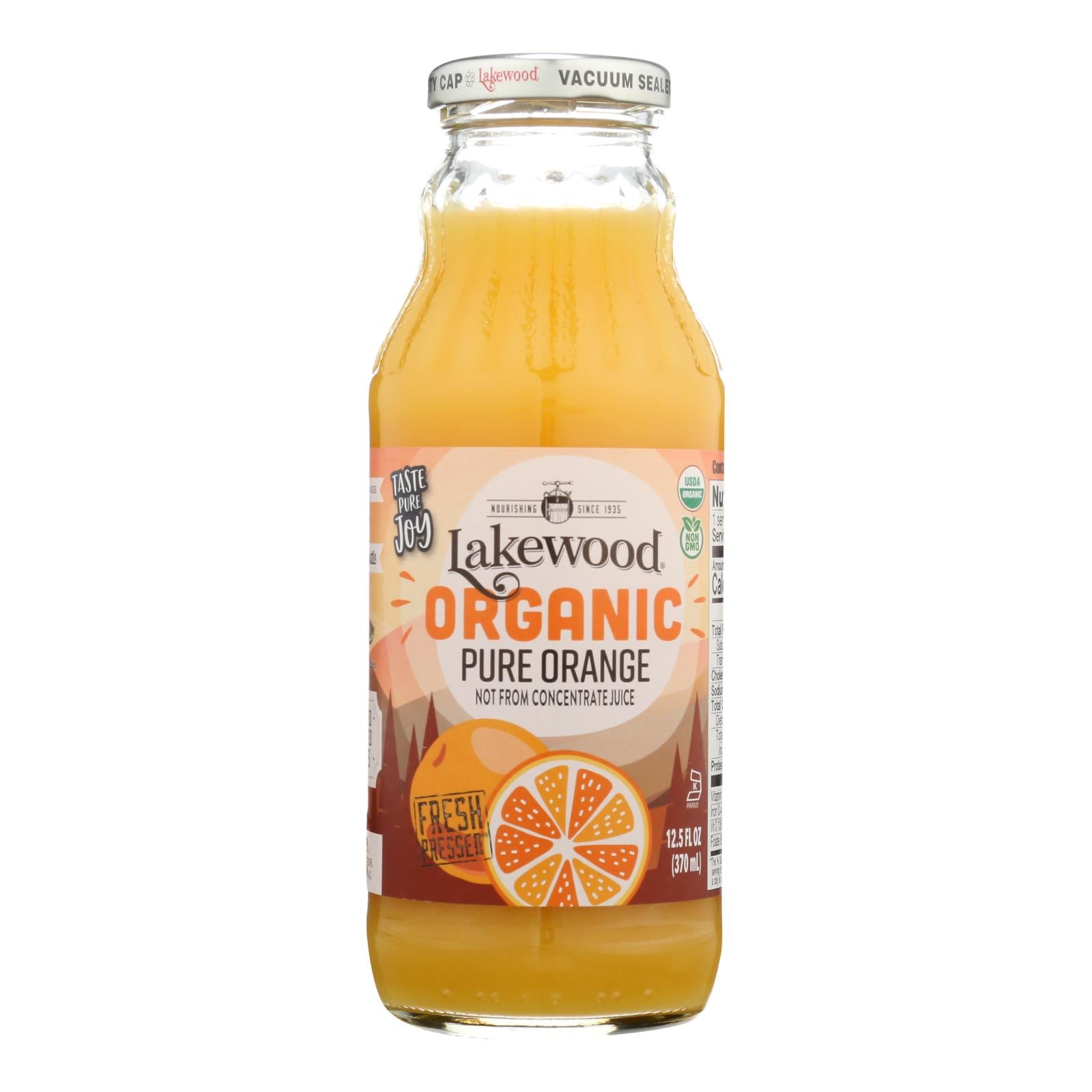Lakewood Pure Orange - Orange - Case of 12 - 12.5 Fl oz.