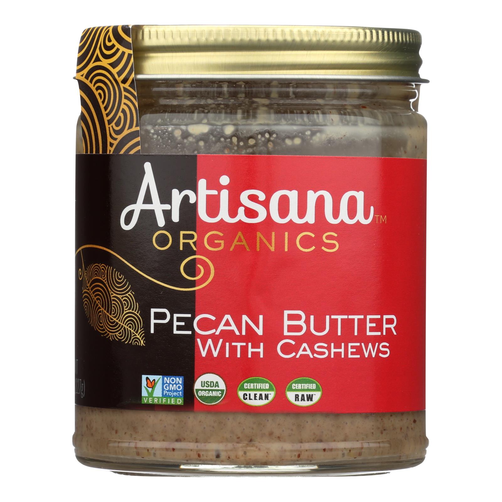 Artisana Butter - Pecan - Case of 6 - 8 oz.