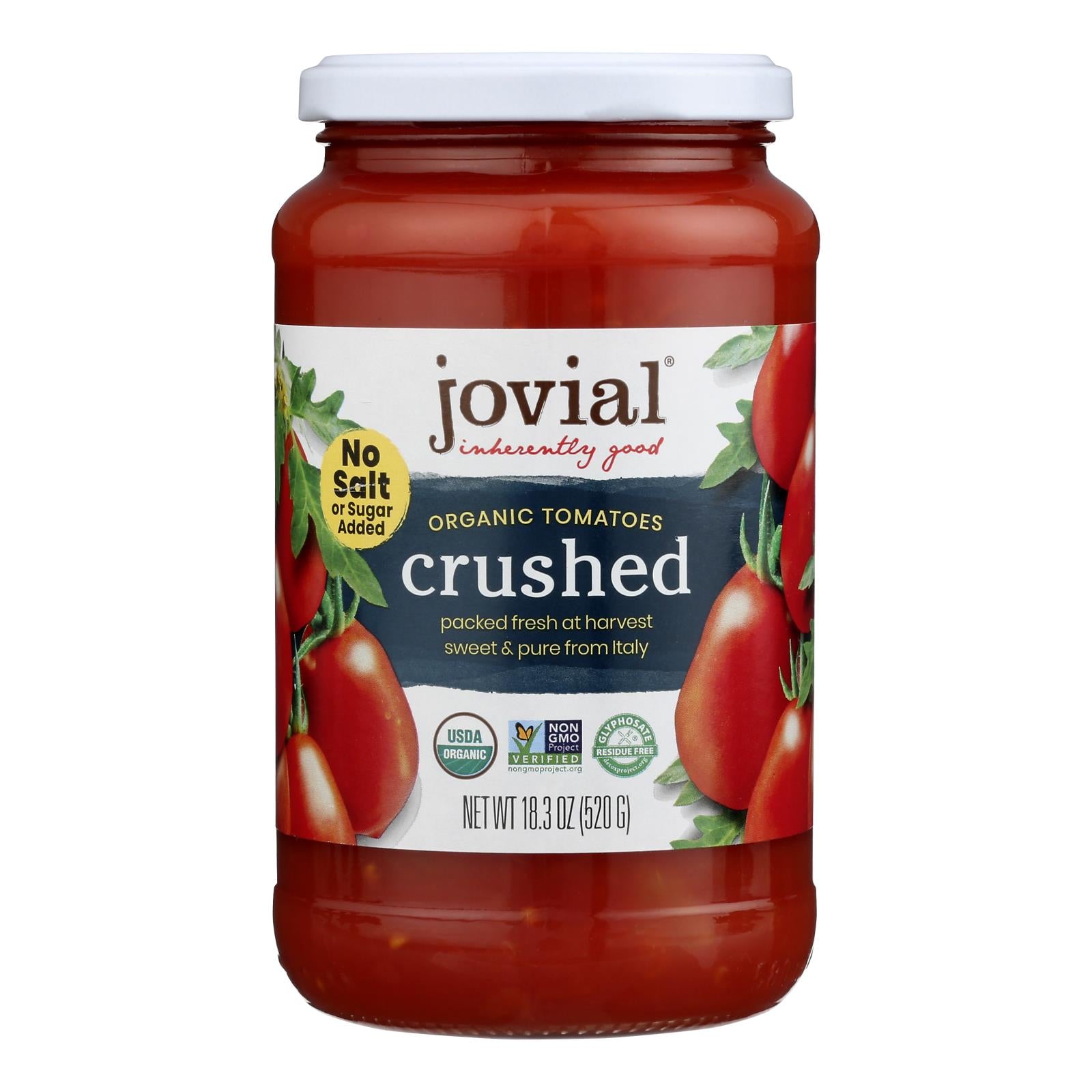 Jovial - Tomatoes - Organic - Crushed - 18.3 oz - case of 6