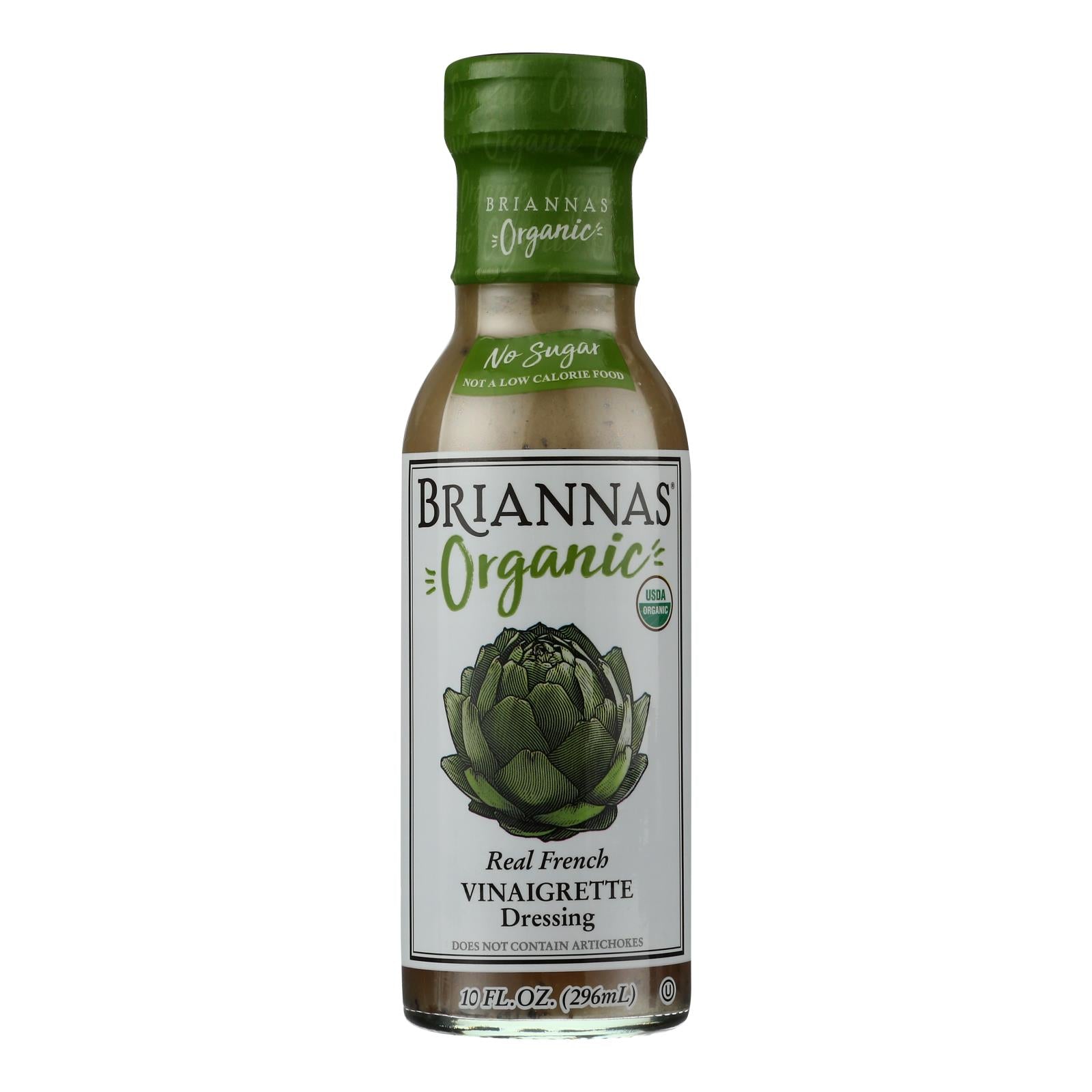 Brianna's - Sald Drsg French Vinegar - Case of 6 - 10 FZ