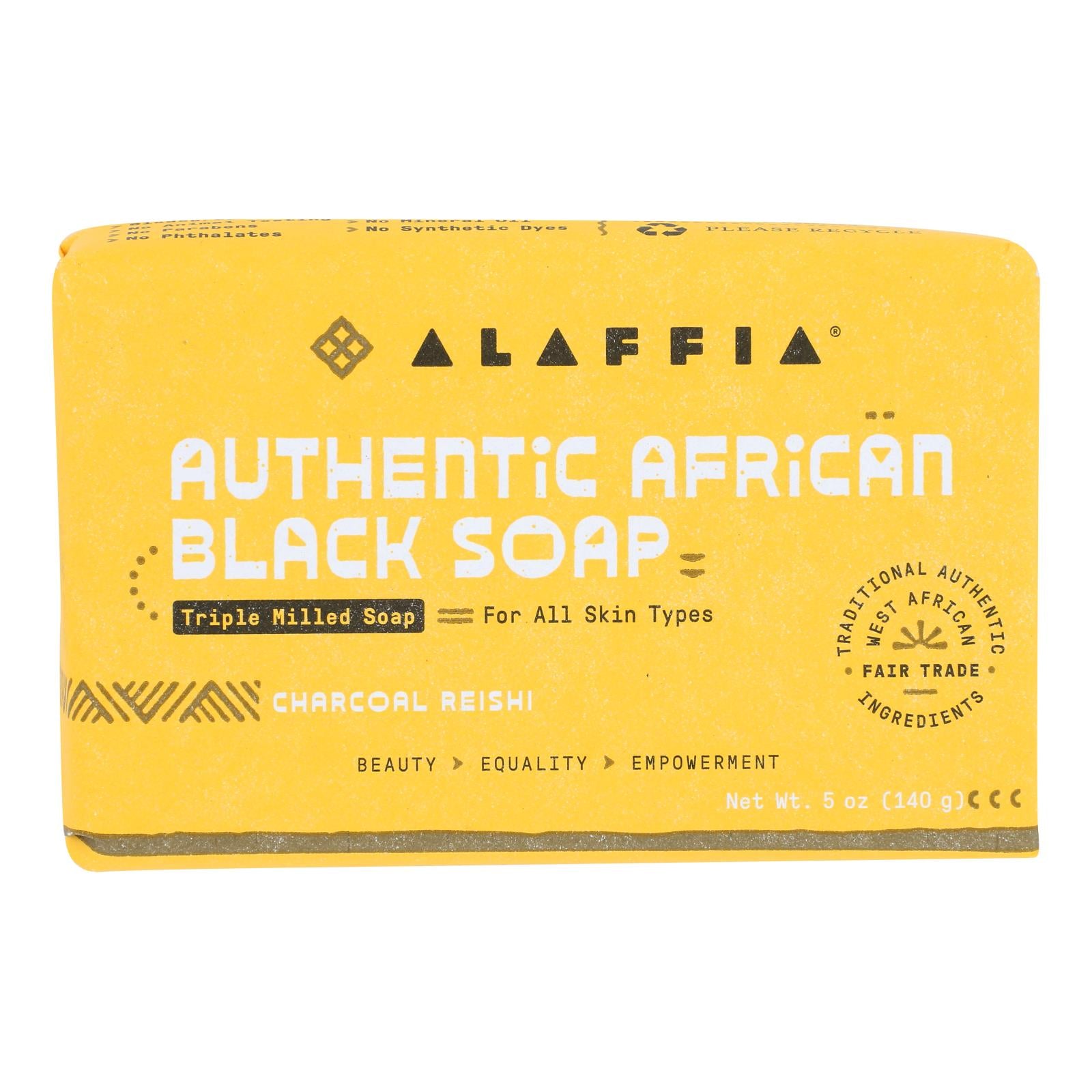 Alaffia - Soap Char Reishi Trpl Mld - 1 Each-5 OZ