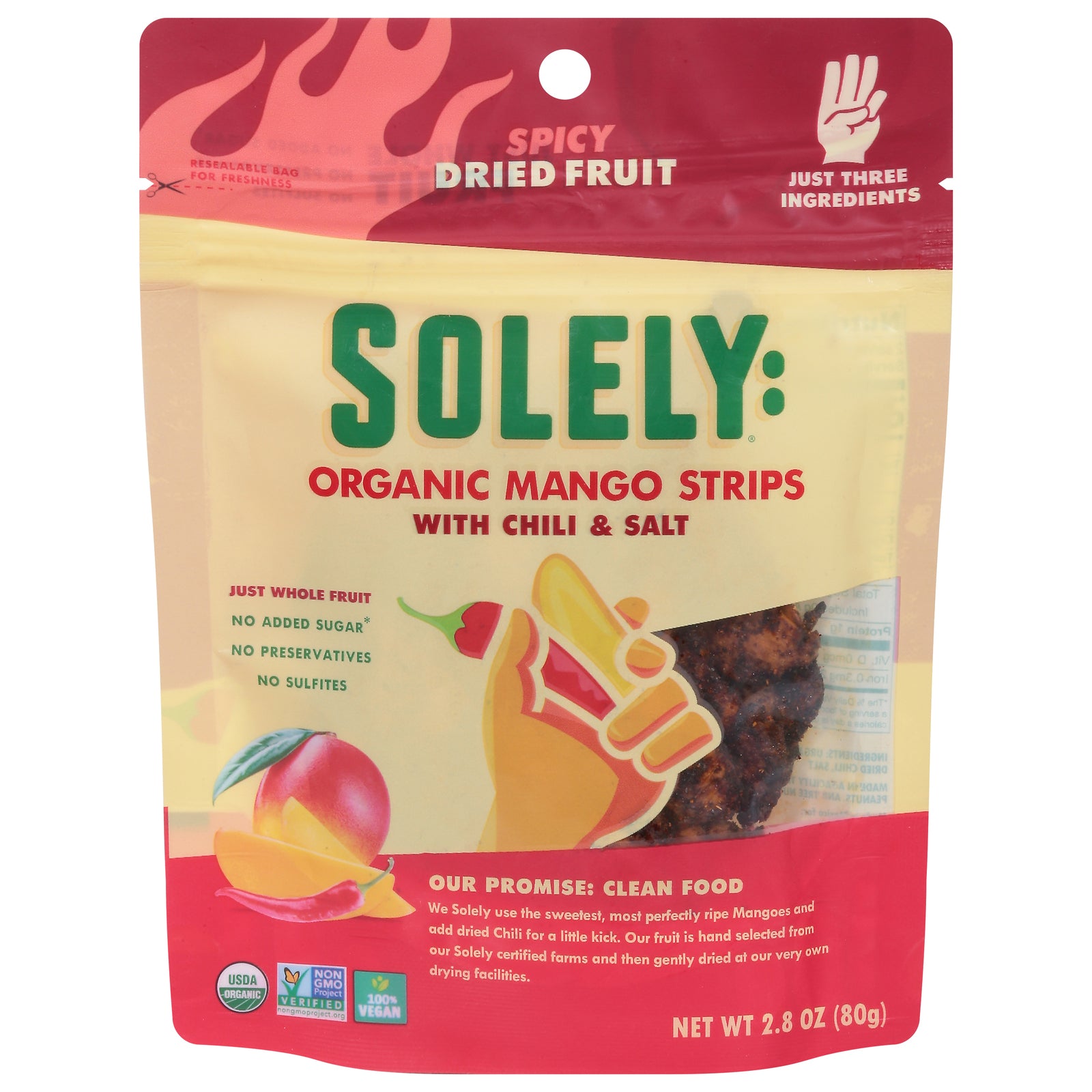 Solely - Drd Frt Og2 Mango W/chili - CS of 8-2.8 OZ