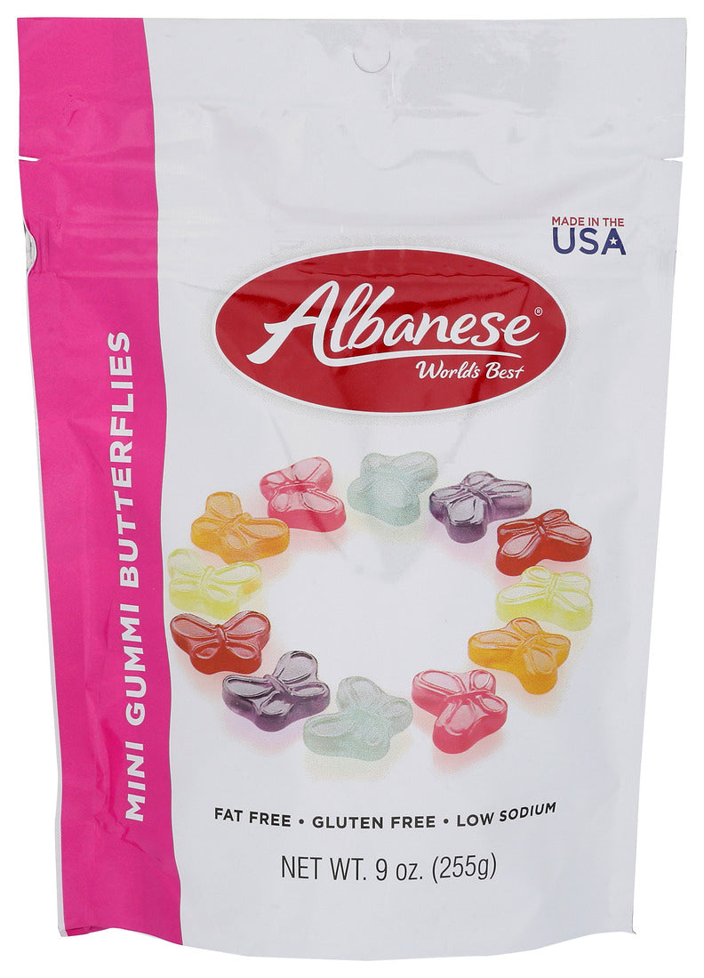 Albanese - Gummi Mini Butterflies - CS of 6-9 OZ