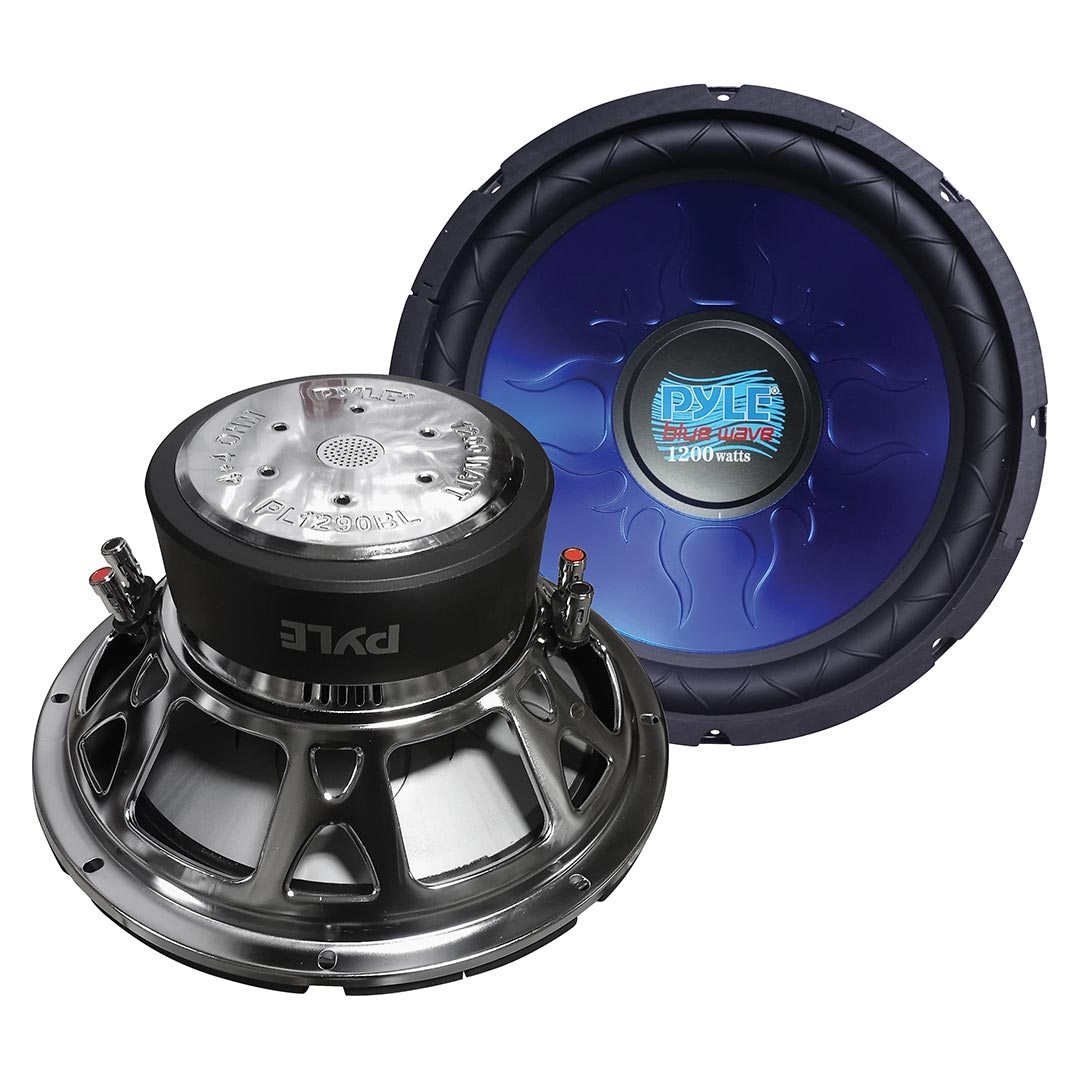 SUBWOOFER 12" PYLE 1200W DVC DUAL 90OZ. MAGNETS (180OZ TOT)