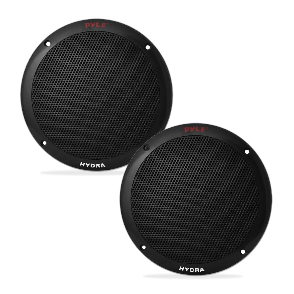 Pyle Marine 6.5” 2-Way Speakers (Black)