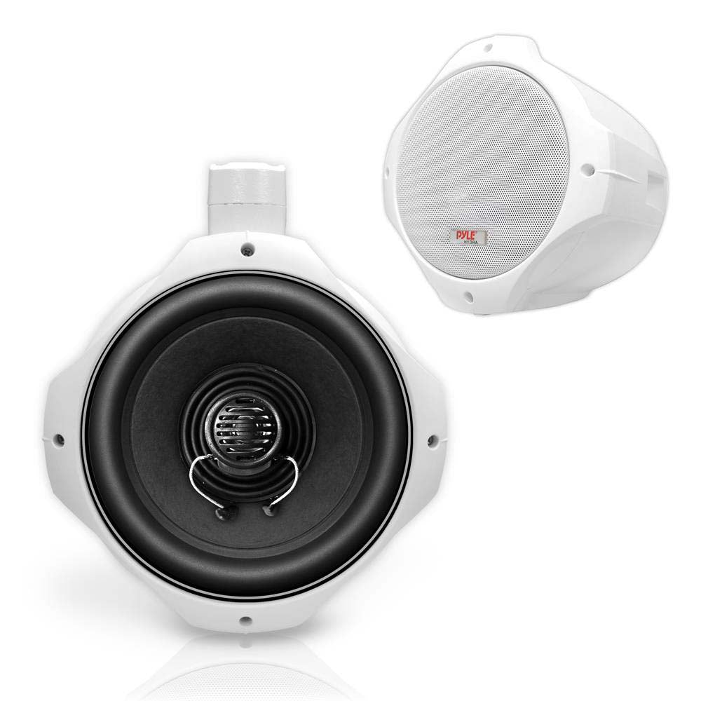 Pyle Marine 8” 2-Way Wakeboard Speaker (White) - Pair