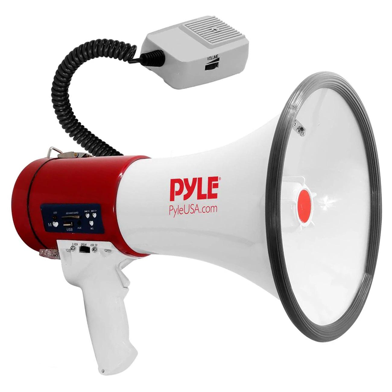 Pyle Pro Megaphone with Siren TALK USB SD Card