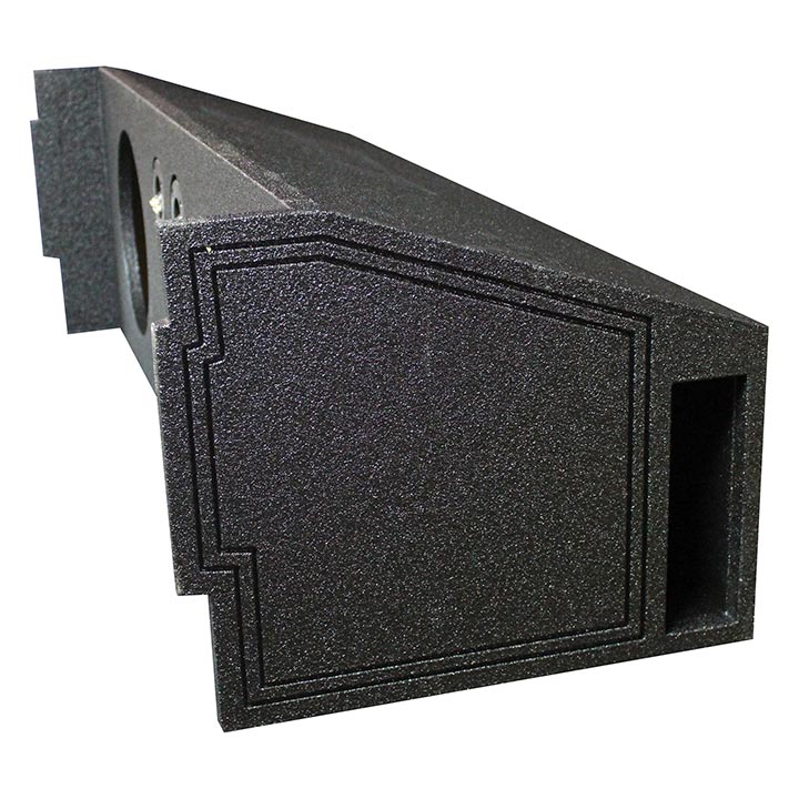 QPower "QBOMB" Dual 12″ Vented Empty Woofer Box - All Full Size SUV