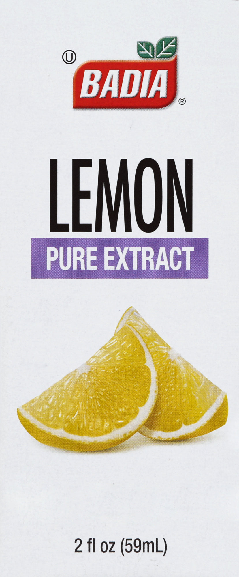Badia Lemon Extract 2 oz - Case of 12