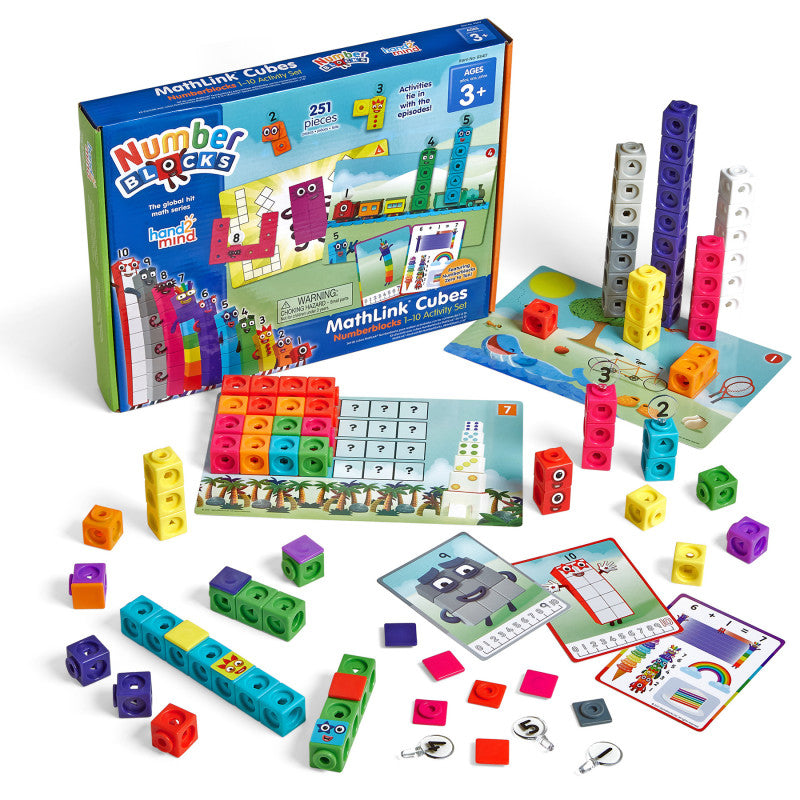 HAND2MIND - Numberblocks MathLink® Cubes 1–10 Activity Set
