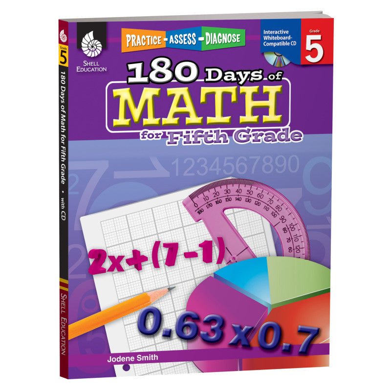 SHELL EDUCATION - 180 Days of Math for Fifth Grade