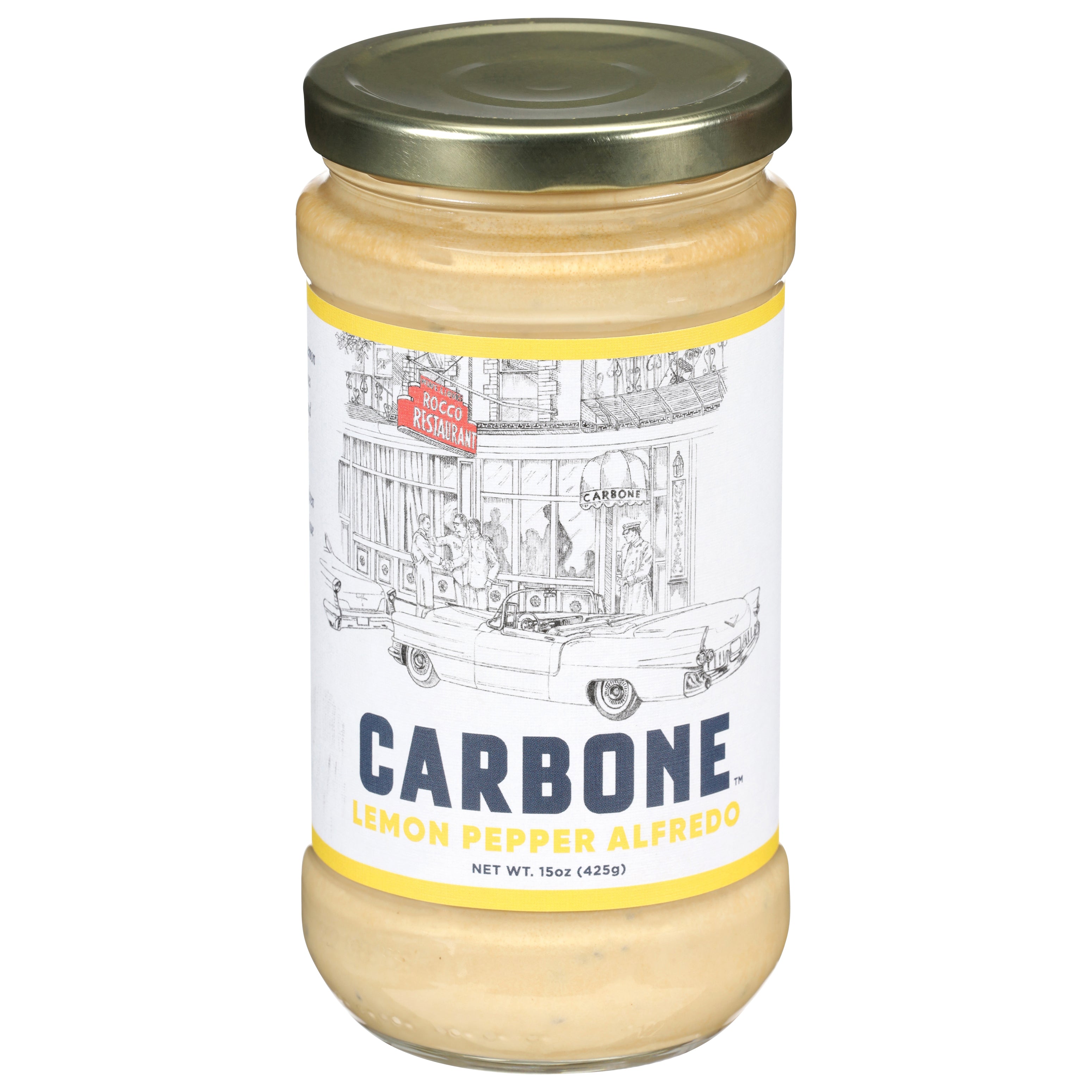 Carbone Lemon Pepper Alfredo 15 oz - Case of 6
