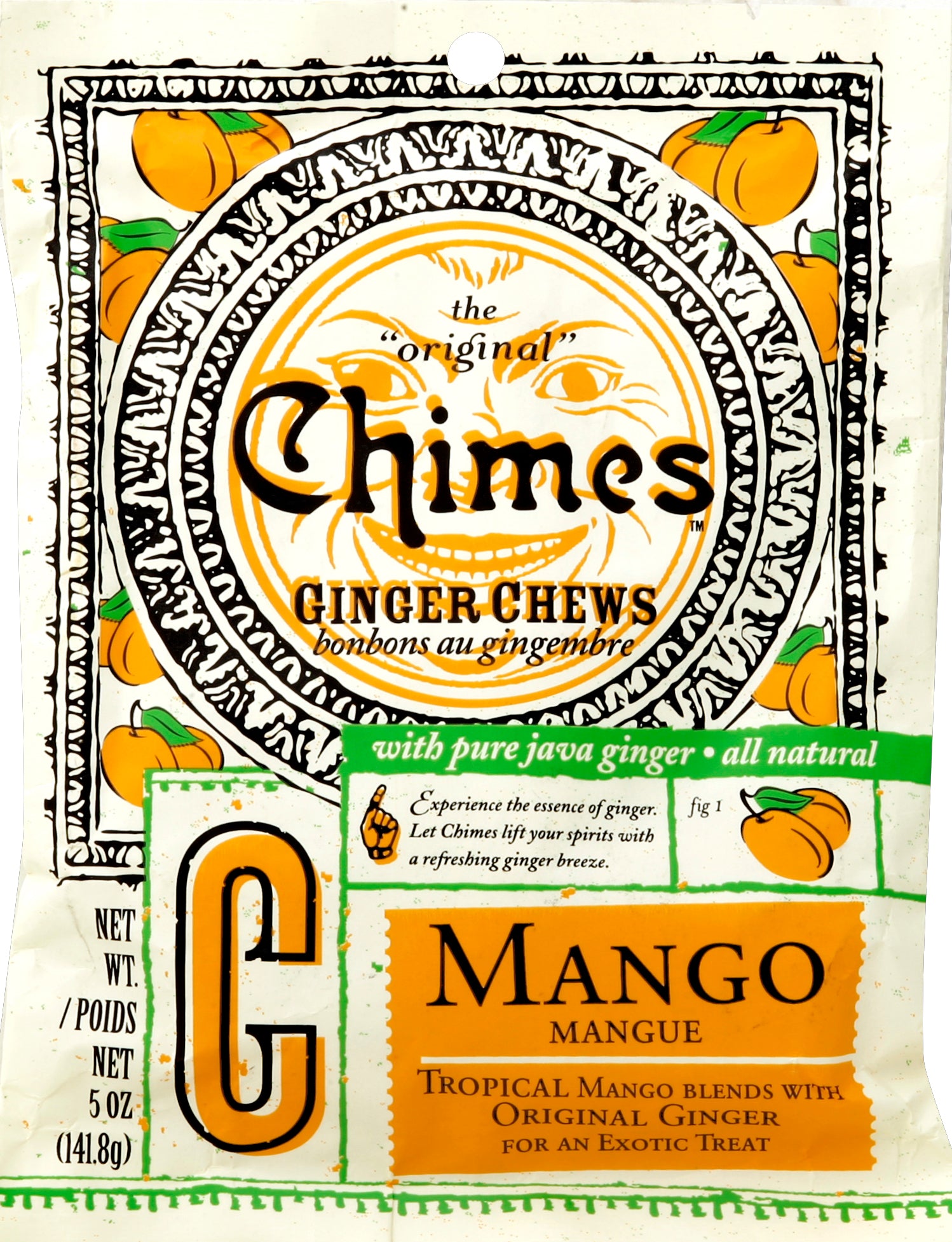 Chimes Ginger Chews 5 oz - Case of 20