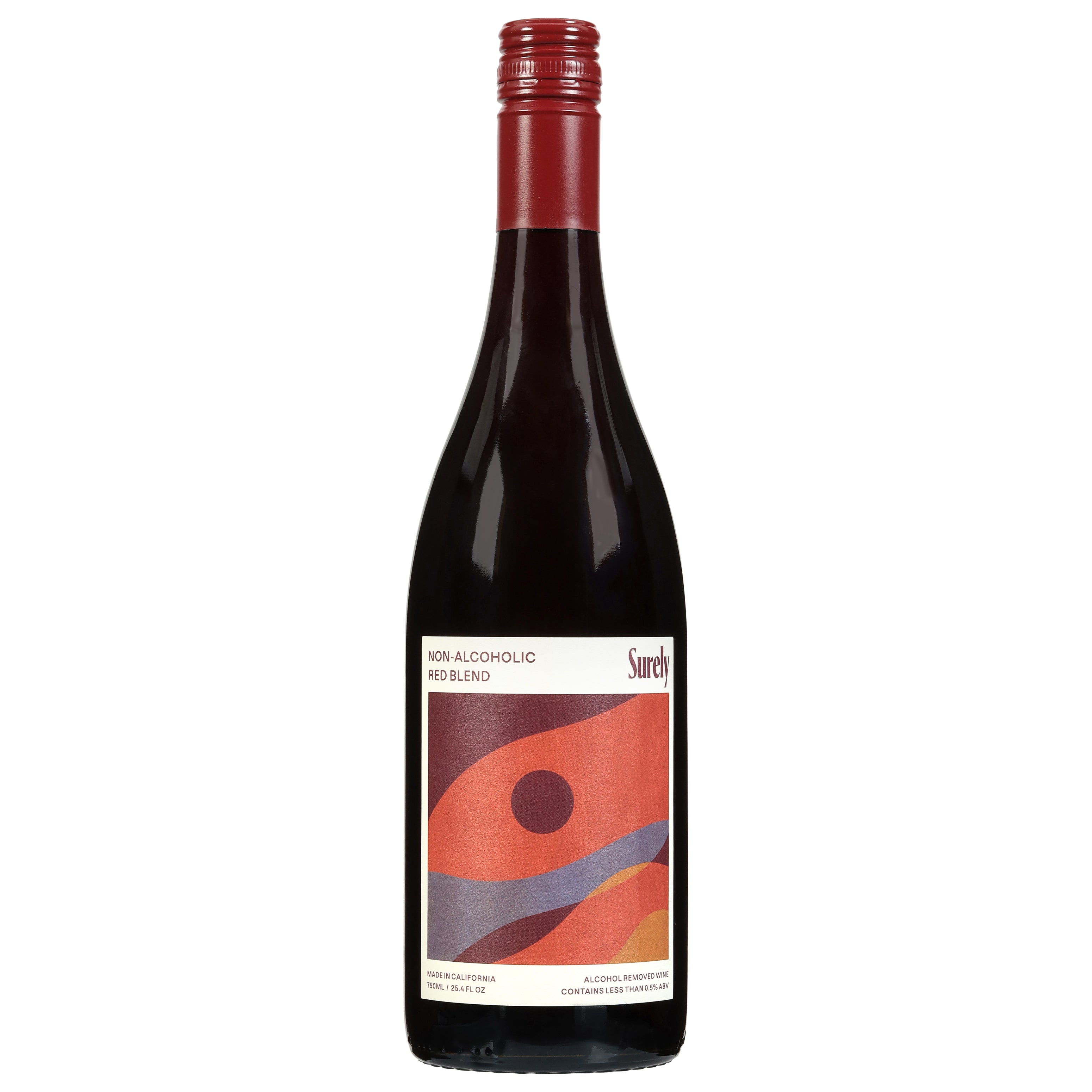 Surely Non-Alcoholic Red Blend Wine 25.4 fl oz - Case of 12