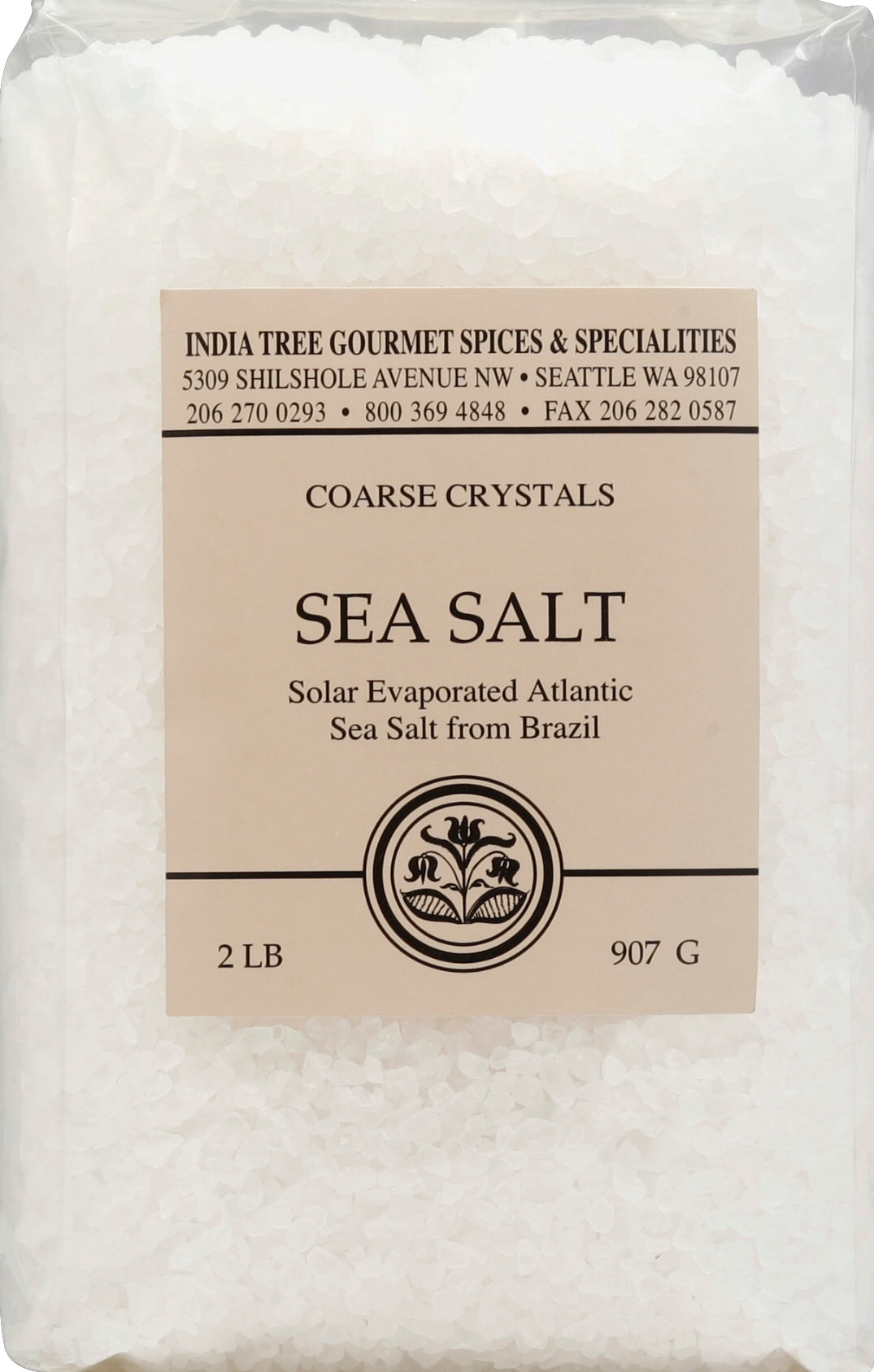 India Tree Sea Salt 2 lb - Case of 6