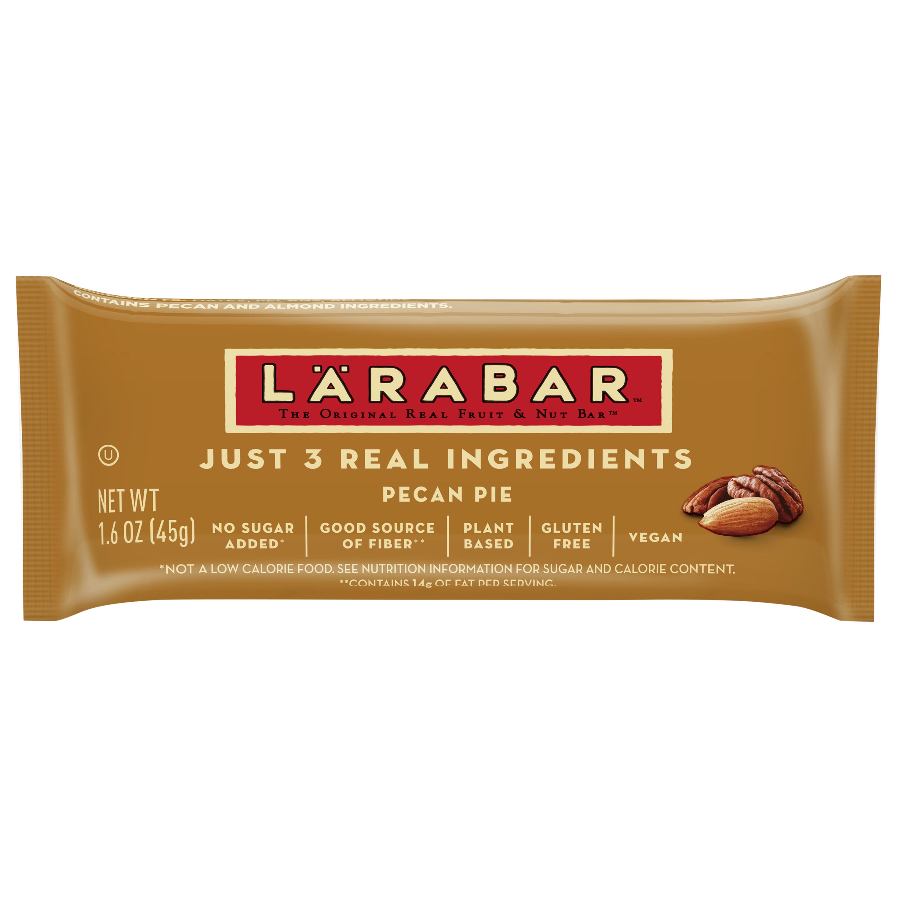 Larabar Gluten Free Bar, Pecan Pie, 1.6 oz Bar - Case of 16