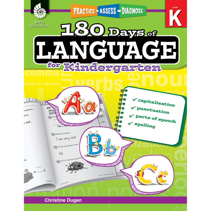 SHELL EDUCATION - 180 Days of Language for Kindergarten