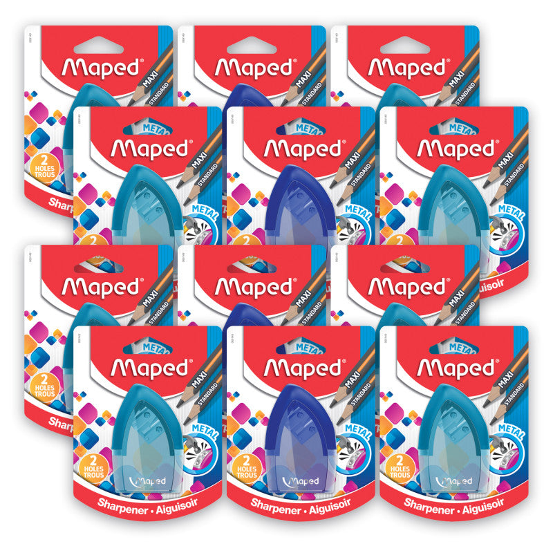 MAPED - Tonic 2 Hole Sharpener, Pack of 12
