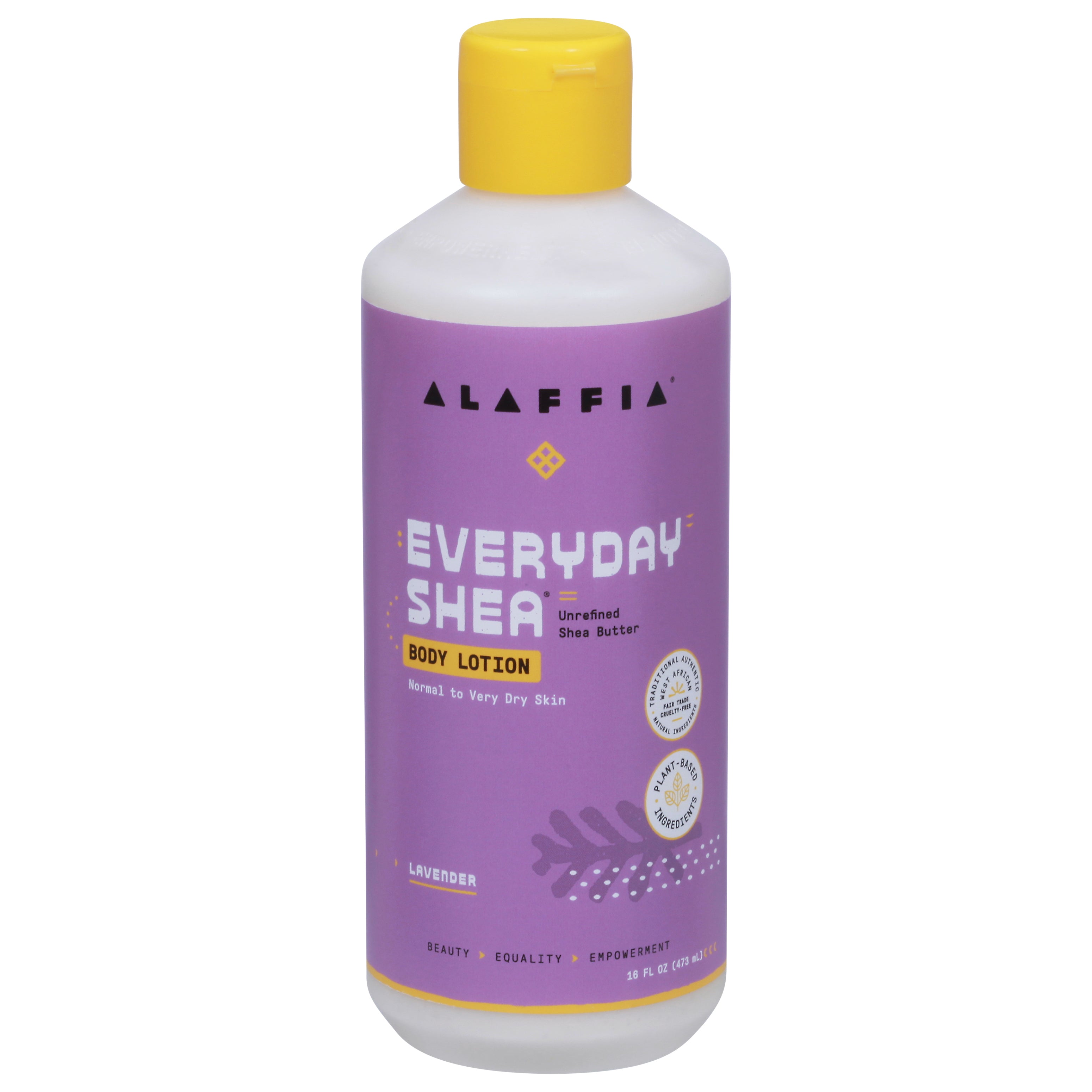 Alaffia Everyday Shea Lavender Body Lotion 16 fl oz - Case of 1