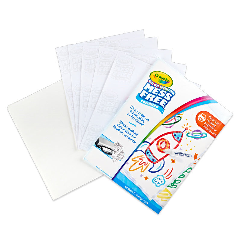 Color Wonder® 50 Blank Coloring Pages