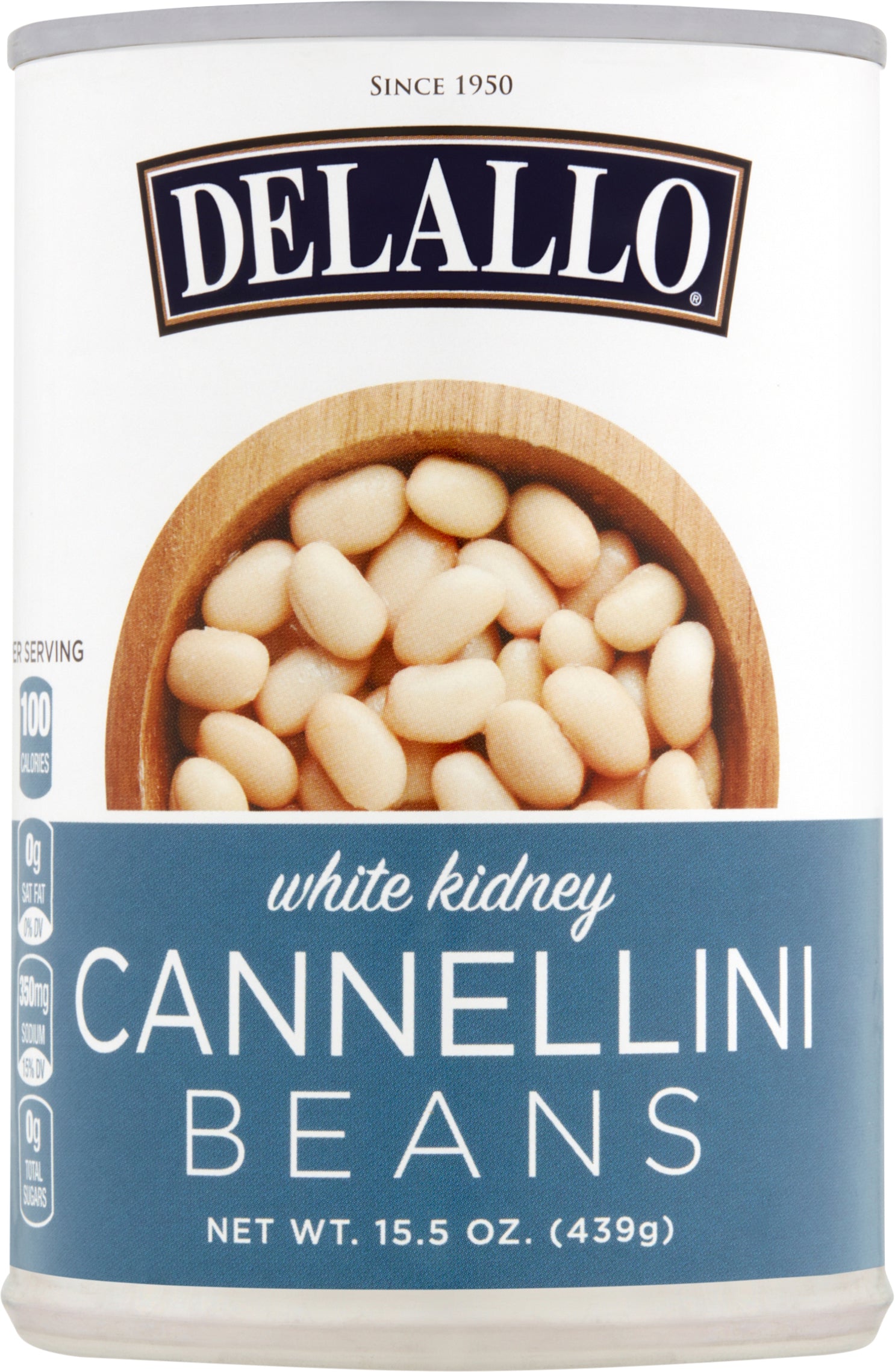 DELALLO BEAN CANNELLINI 15.500 OZ - Case of 12