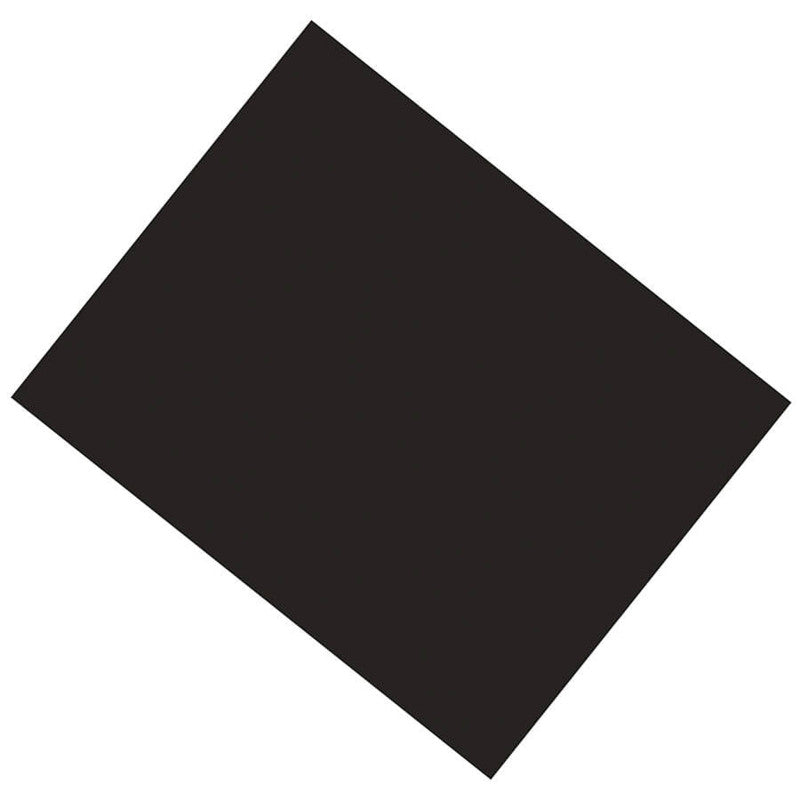 UCREATE - Coated Poster Board, Black, 22" x 28", 25 Sheets