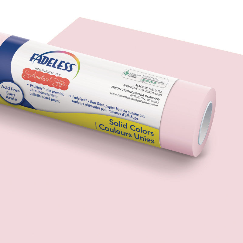 FADELESS - Schoolgirl Style™ Bulletin Board Paper, 48" x 50' Roll, Lavender Haze