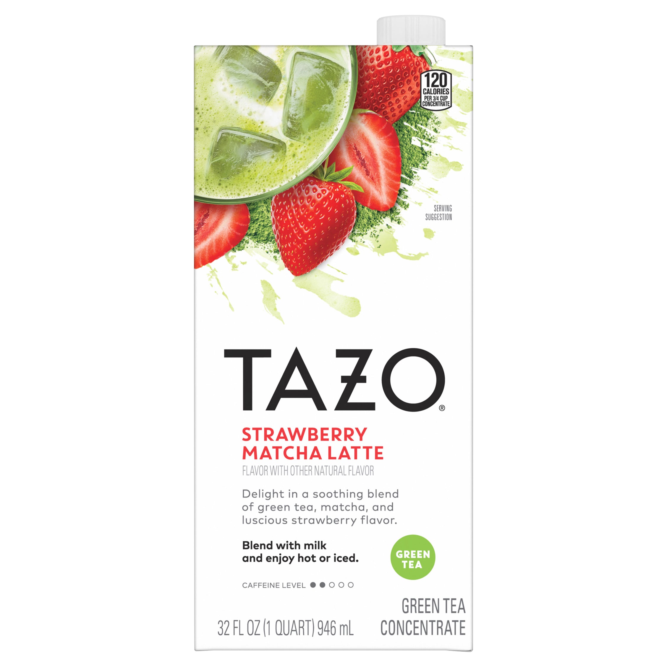 TAZO Strawberry Matcha Liquid Concentrate - Case of 6