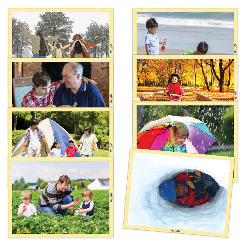 MOJO - Change of Seasons Wooden 8-Puzzle Set