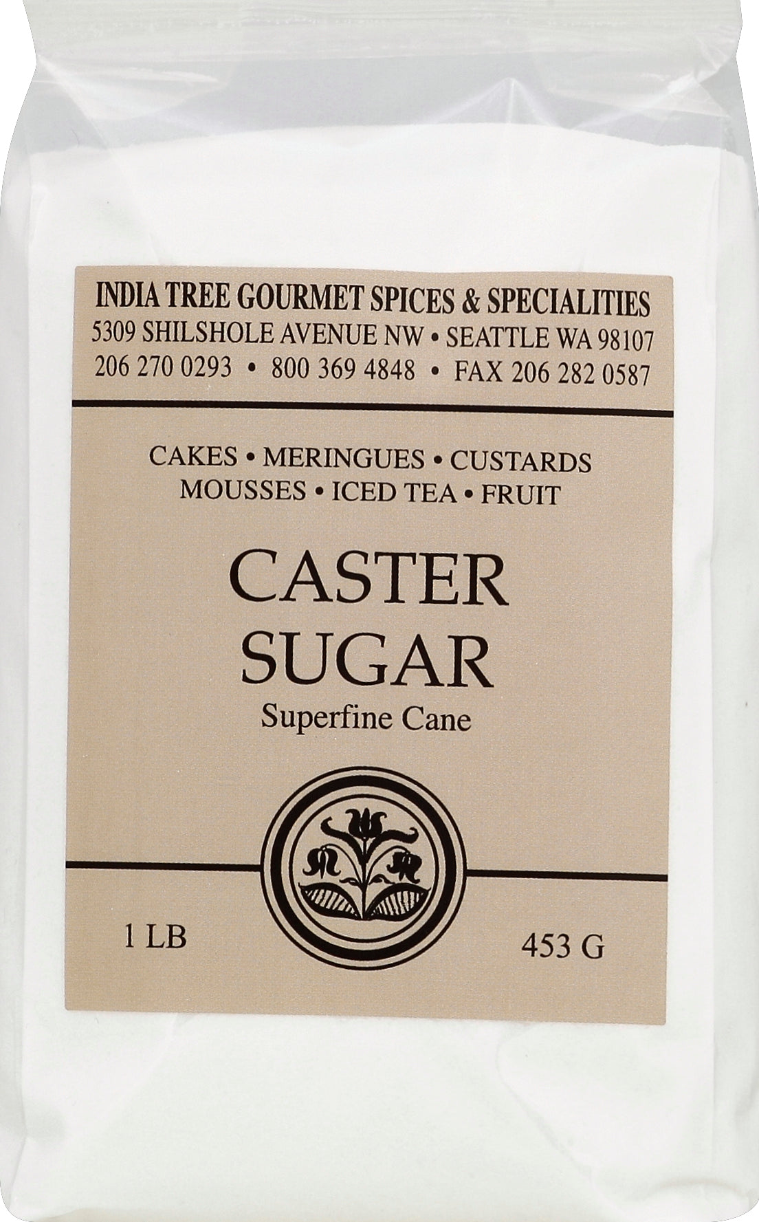 India Tree Sugar 1 lb - Case of 6