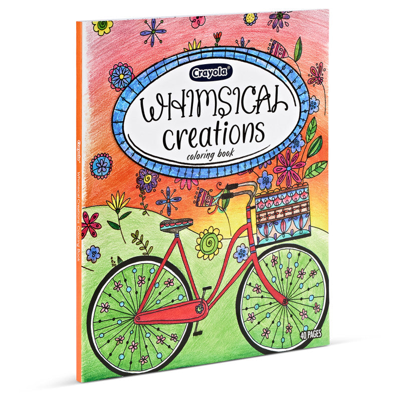 Whimsical Creations Coloring Book for Adults, Adult Coloring Pages, 40 Pages